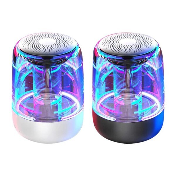 Portable Speakers Bluetooth Column Wireless Bluetooth Speaker Powerful Bass Radio with Variable Color LED Light - Image 3