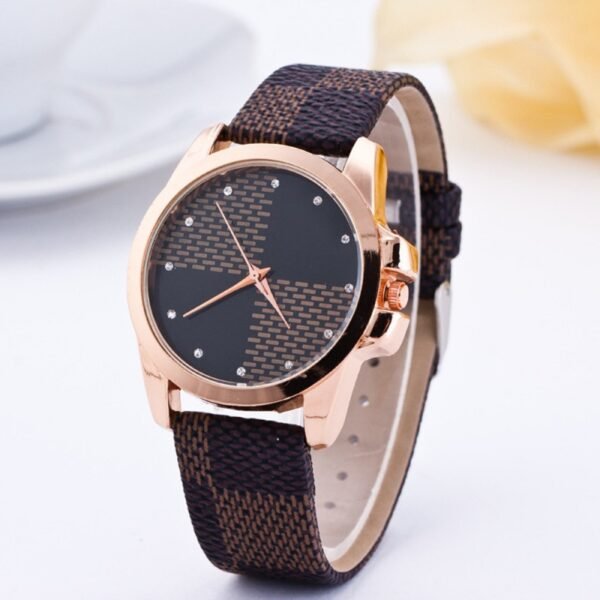 Fashion Personality Plaid Men's Casual Watch - Image 4