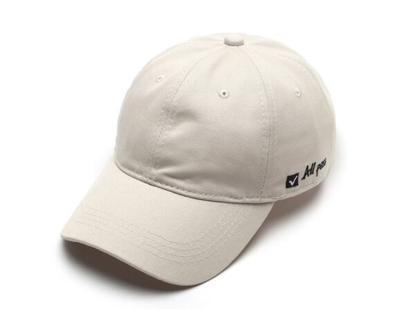 Soft top cap with side letter embroidery - Image 5