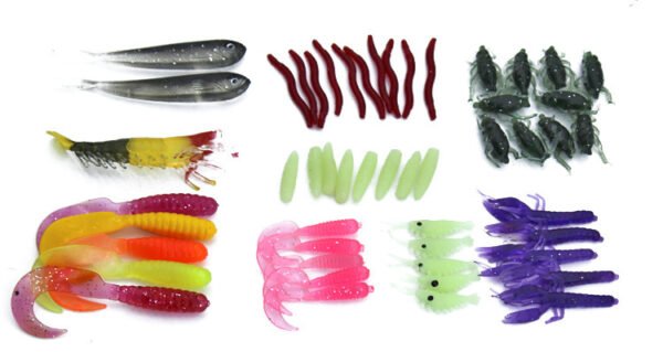 Fishing Gear Sequined Soft Bait Set - Image 4