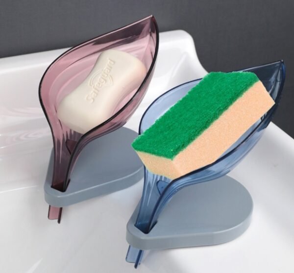 Soap Holder Sink Sponge Drain Box Creative Suction Cup - Image 5