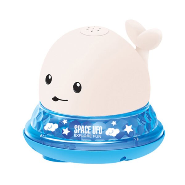 Baby Cute Cartoon Whale Floating Spraying Water Bath Toys With Light Music LED Light Baby Toys - Image 7