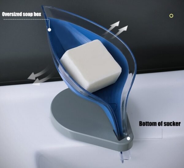 Soap Holder Sink Sponge Drain Box Creative Suction Cup - Image 2